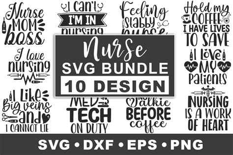 Download Free Nurse SVG Bundle Easy Edite