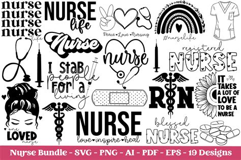 Download Free Nurse SVG Bundle Images