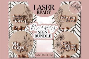 Download Free Nursery Sign Bundle Creativefabrica DXF Files