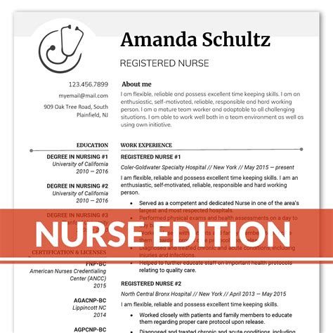 Free Nursing Resume