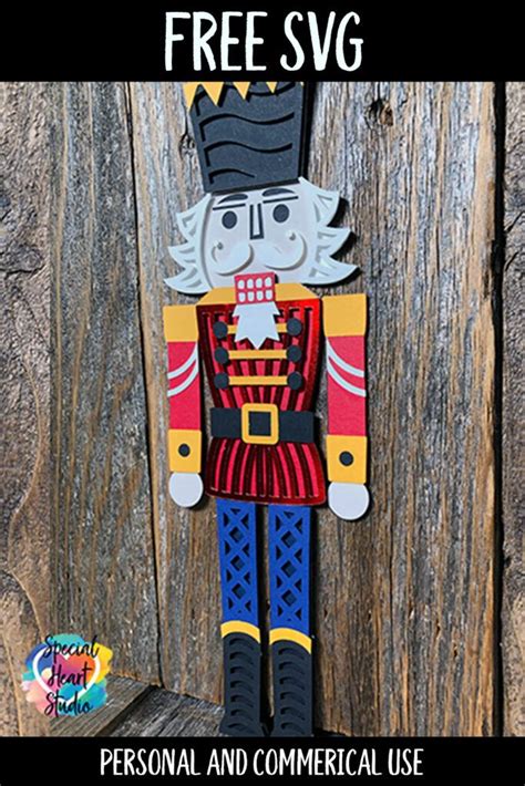 Download Free Nutcracker Layered SVG Cut File Commercial Use