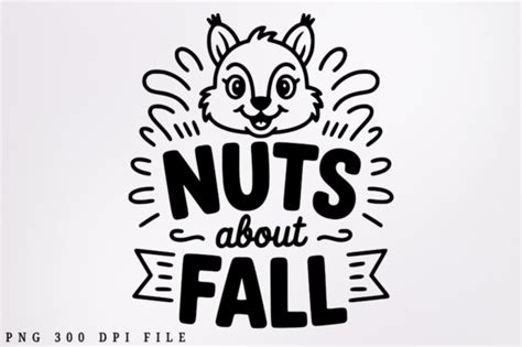 Download Free Nuts about fall SVG Cut Files
