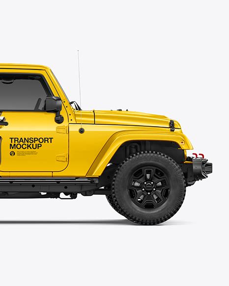 Download Free Off-Road SUV Mockup - Side View PSD Generator