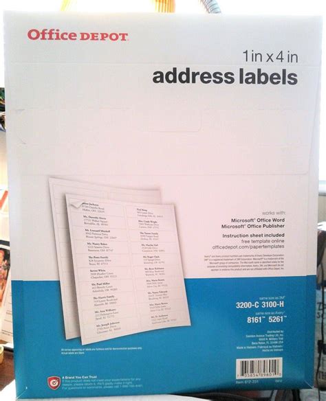 Free Office Depot Paper Templates Simple Free Professional within