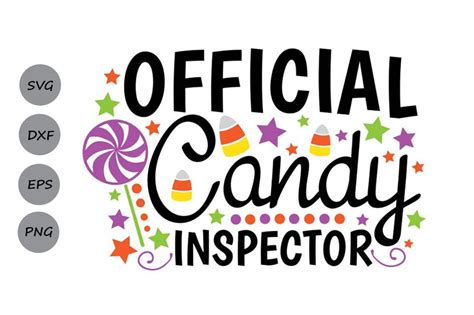 Download Free Official Candy Inspector Halloween Files DXF Files