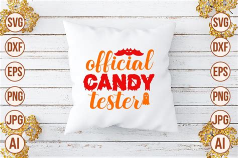 Download Free Official Candy Tester SVG Cut File Files DXF Files