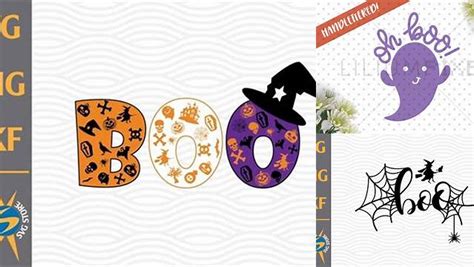 Download Free Oh Boo / SVG PNG DXF For Crafts