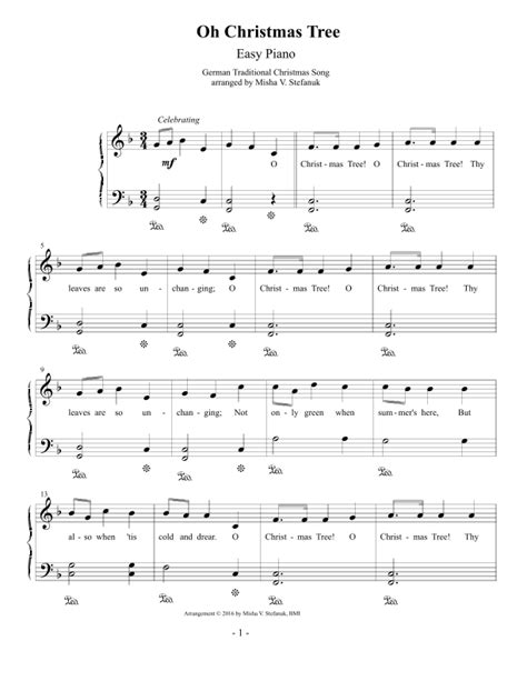 Download Free Oh Christmas Tree Easy Edite