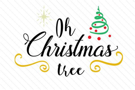 Download Free Oh Christmas Tree Files For Crafts