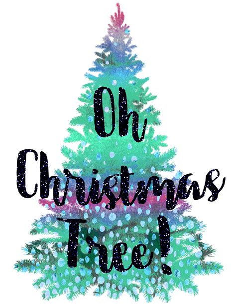 Download Free Oh Christmas Tree Printable