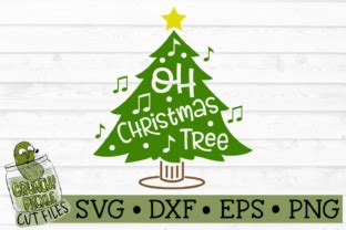 Download Free Oh Christmas Tree SVG File Cameo