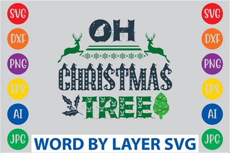 Download Free Oh Christmas Tree SVG File Files For Crafts