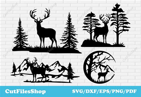 Download Free Oh Deer SVG Files DXF Files