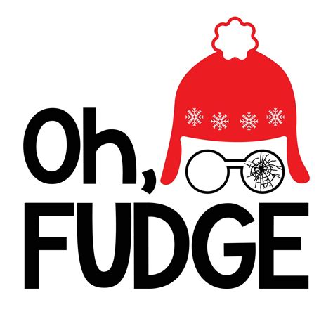 Download Free Oh Fudge SVG Printable DXF Files