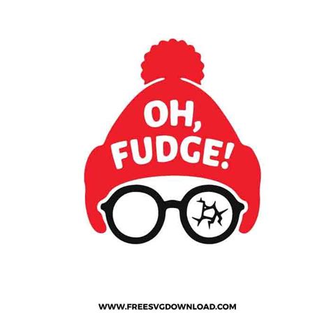 Download Free Oh Fudge SVG Printable For Crafts