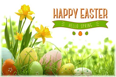Download Free Oh Hello Spring Happy Easter Flower Images