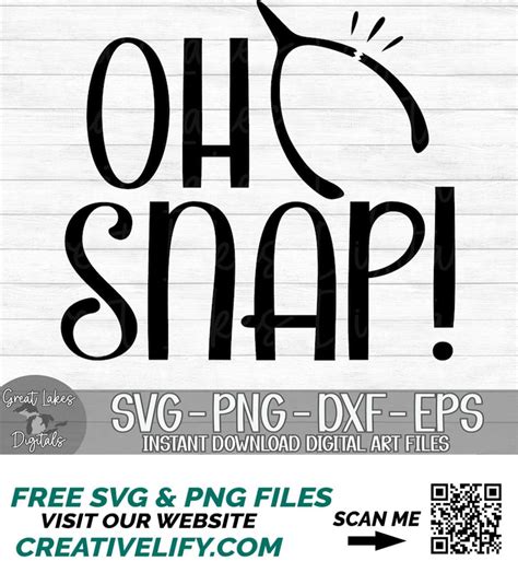 Download Free Oh snap Commercial Use DXF Files