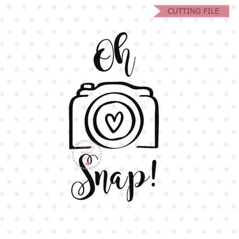 Download Free Oh snap for Cricut Machine