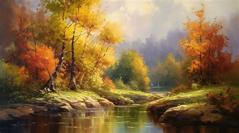 Download Free Oil Paint Autumn Backgrounds Commercial Use DXF Files