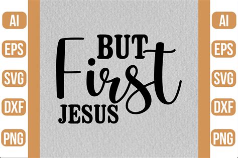 Download Free Ok but first Jesus SVG Files DXF Files