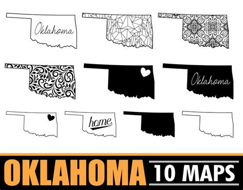 Download Free Oklahoma SVG Bundle Easy Edite