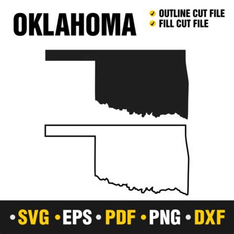 Download Free Oklahoma SVG Bundle Files DXF Files