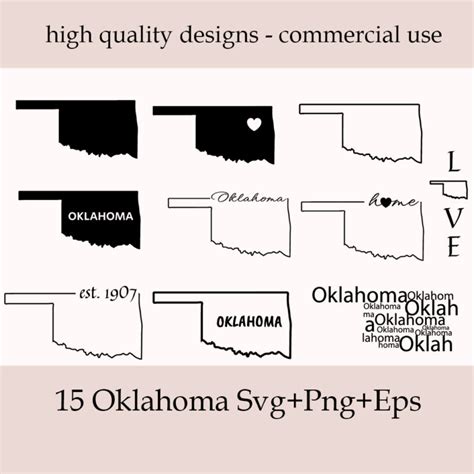 Download Free Oklahoma SVG Bundle Files Free PSD Mockups