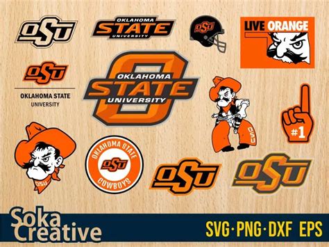 Download Free Oklahoma State SVG Cut File Football Files