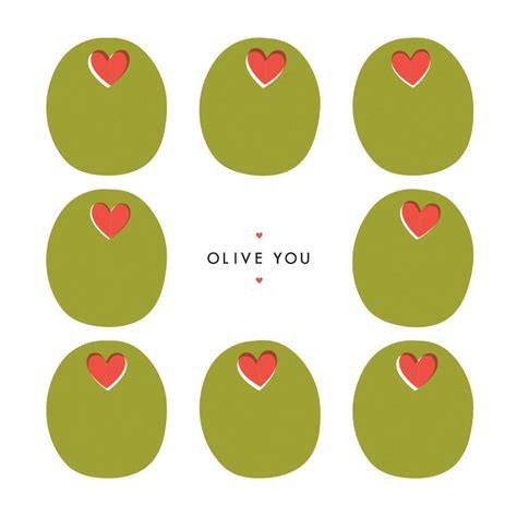 Download Free Olive You | Valentines Day Cut File Files DXF Files