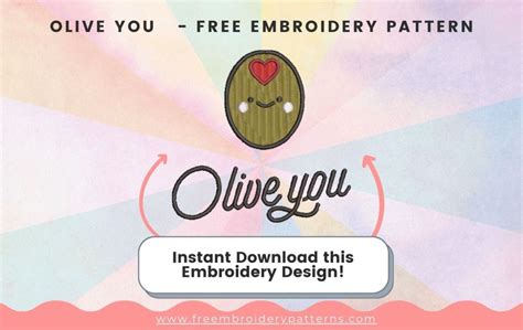 Download Free Olive You | Valentines Day Cut File For Crafts