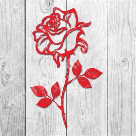 Download Free Ombre Rose - SVG File, DXF File Files DXF Files