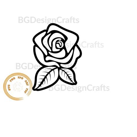 Download Free Ombre Rose - SVG File, DXF File For Crafts