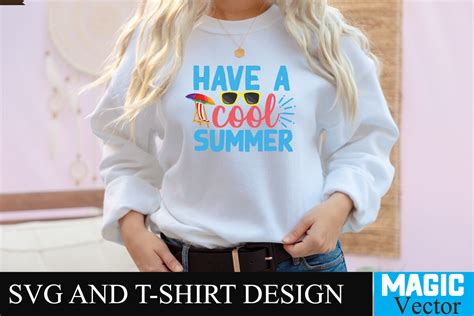 Download Free One Cool Chick Summer SVG Cut File For Cricut