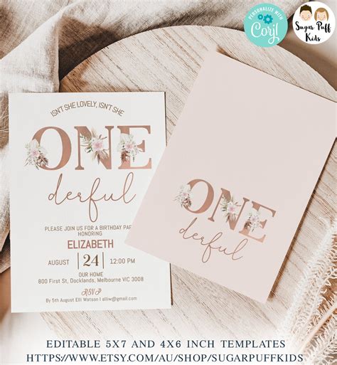 Download Free One Derful Printable