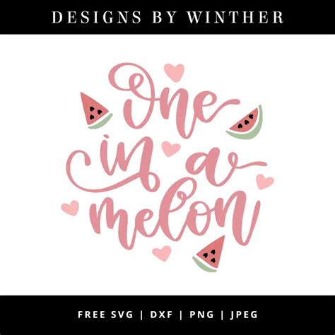 Download Free One In A Melon DXF Files