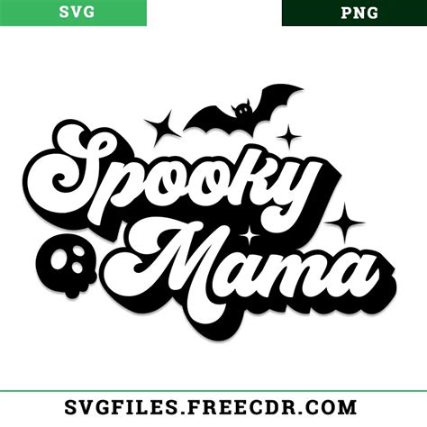 Download Free One Spooky Mama SVG Files