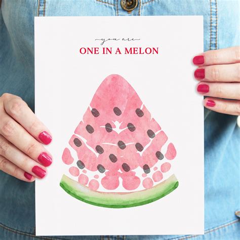 Download Free One in a melon design Crafts