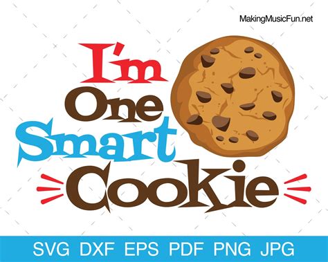 Download Free One smart cookie - SVG cut file Commercial Use DXF Files