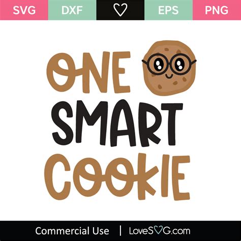 Download Free One smart cookie - SVG cut file Cut Files