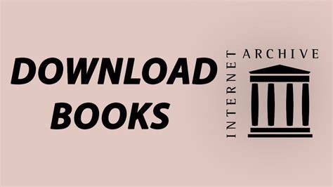 Free Online Books Internet Archive