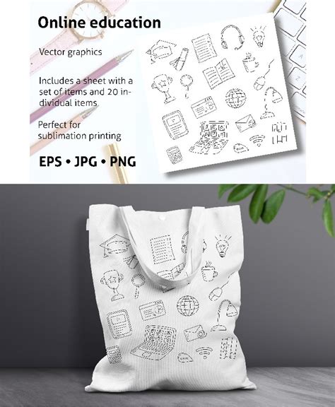 Download Free Online Learning Graduation Set Sublimation Cricut SVG Free PSD Mockups