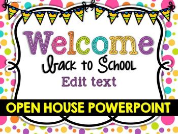 Free Open House Powerpoint Template For Teachers