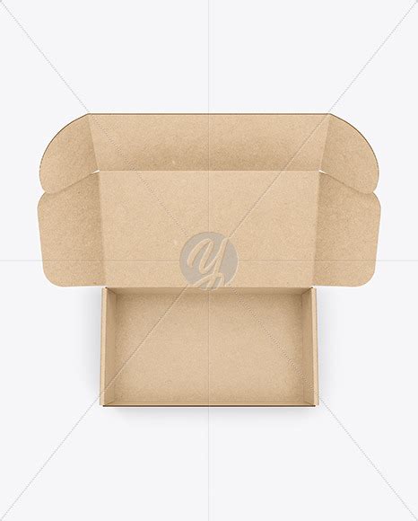 Download Free Opened Kraft Box Mockup PSD Generator