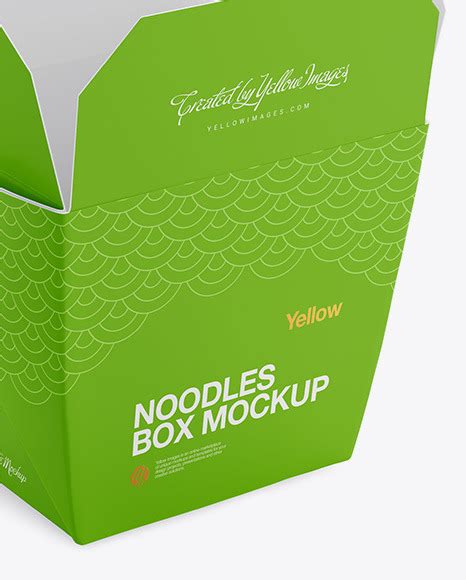 Download Free Opened Matte Noodles Box Mockup PSD Free Mockups Yellowimages PSD PSD Files