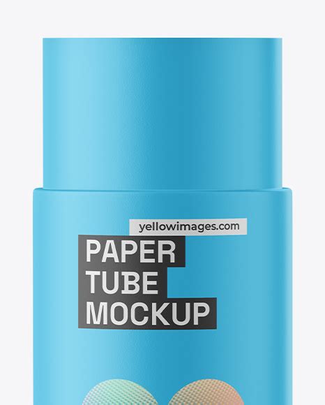 Download Free Opened Matte Paper Tube PSD Generator