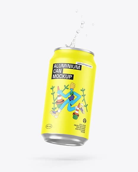 Download Free Opened Metallic Can W/ Matte Finish Mockup PSD Free Mockups Yellowimages PSD PSD Files