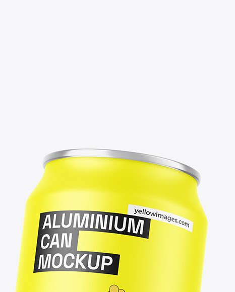 Download Free Opened Metallic Can W/ Matte Finish Mockup PSD PSD Yellowimages PSD Files