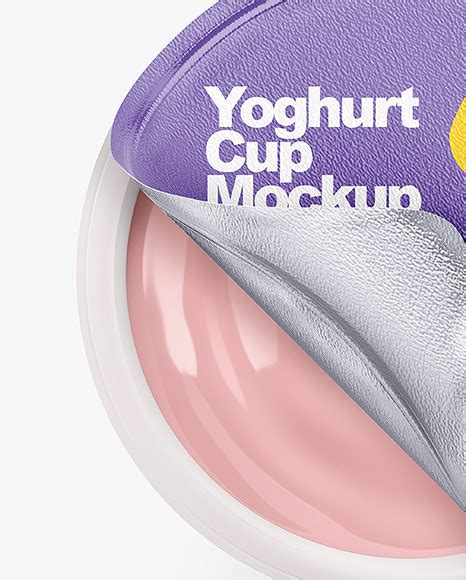 Download Free Opened Yoghurt Cup Mockup PSD Generator PSD Files
