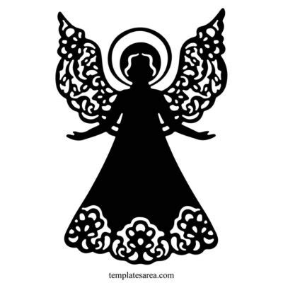 Download Free Openwork angels DXF Files