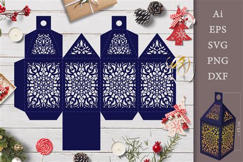 Download Free Openwork flashlight. Template for crafts. SVG. Commercial Use Free PSD Mockups